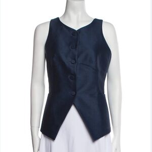 Attersee sculpted vest wool